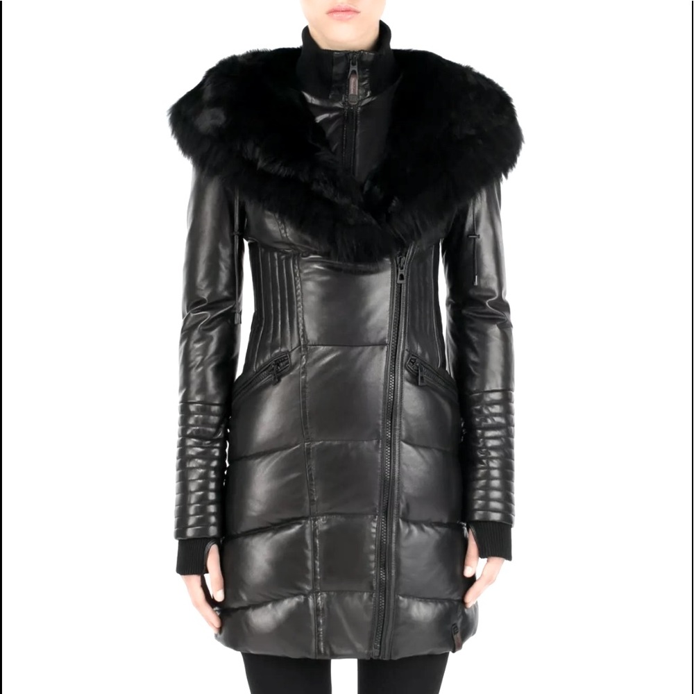Rudsak Sia Leather Puffer Coat sold out